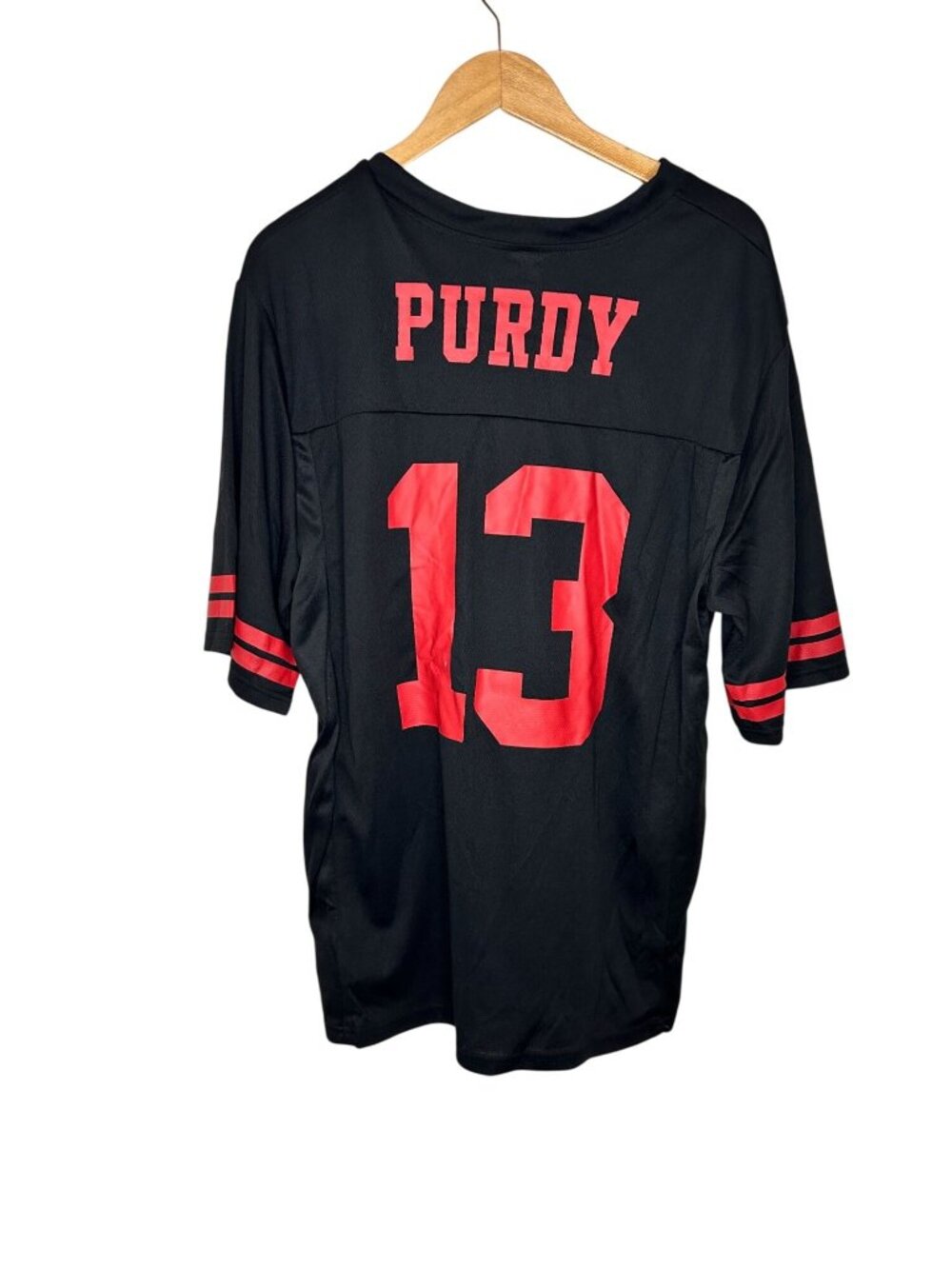 NWT Men's L San Francisco 49ers Brock Purdy #13 NFL Team Apparel Jersey